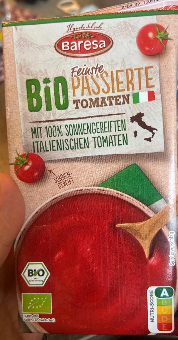 Fotografie - Bio feinste passierte Tomaten Baresa