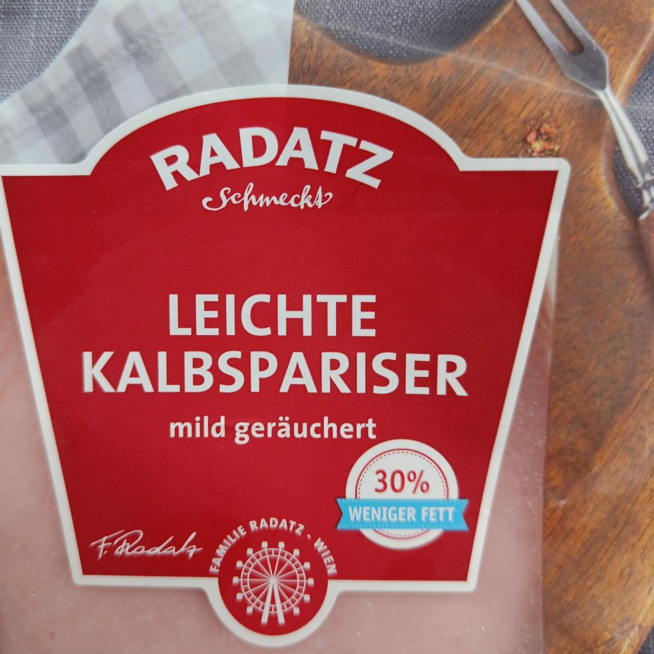 Fotografie - Leichte Kalbspariser Radatz