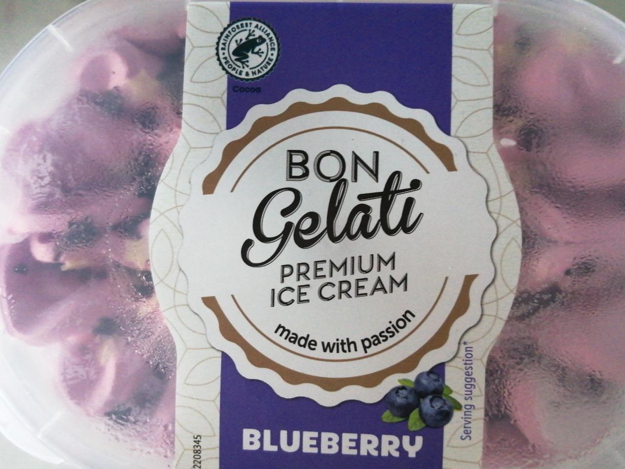 Fotografie - Premium ice cream Blueberry Bon Gelati