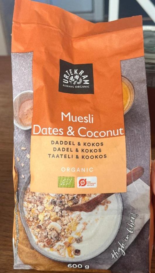 Fotografie - Muesli Dates & Coconut Urtekram