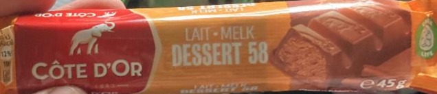Fotografie - Dessert 58 Lait Melk Côte d’Or