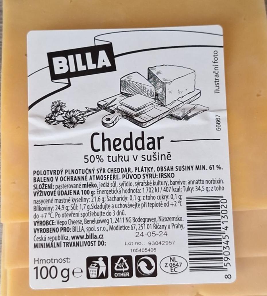 Fotografie - Cheddar 50% Billa