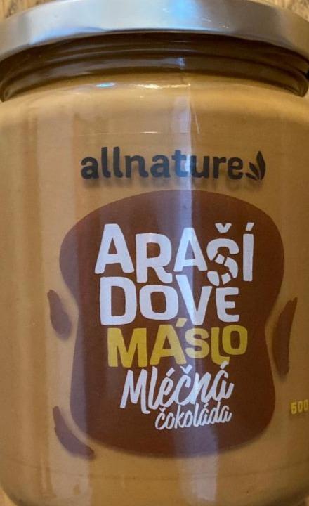 Fotografie - arašidové maslo + mliečna cokolada Allnature