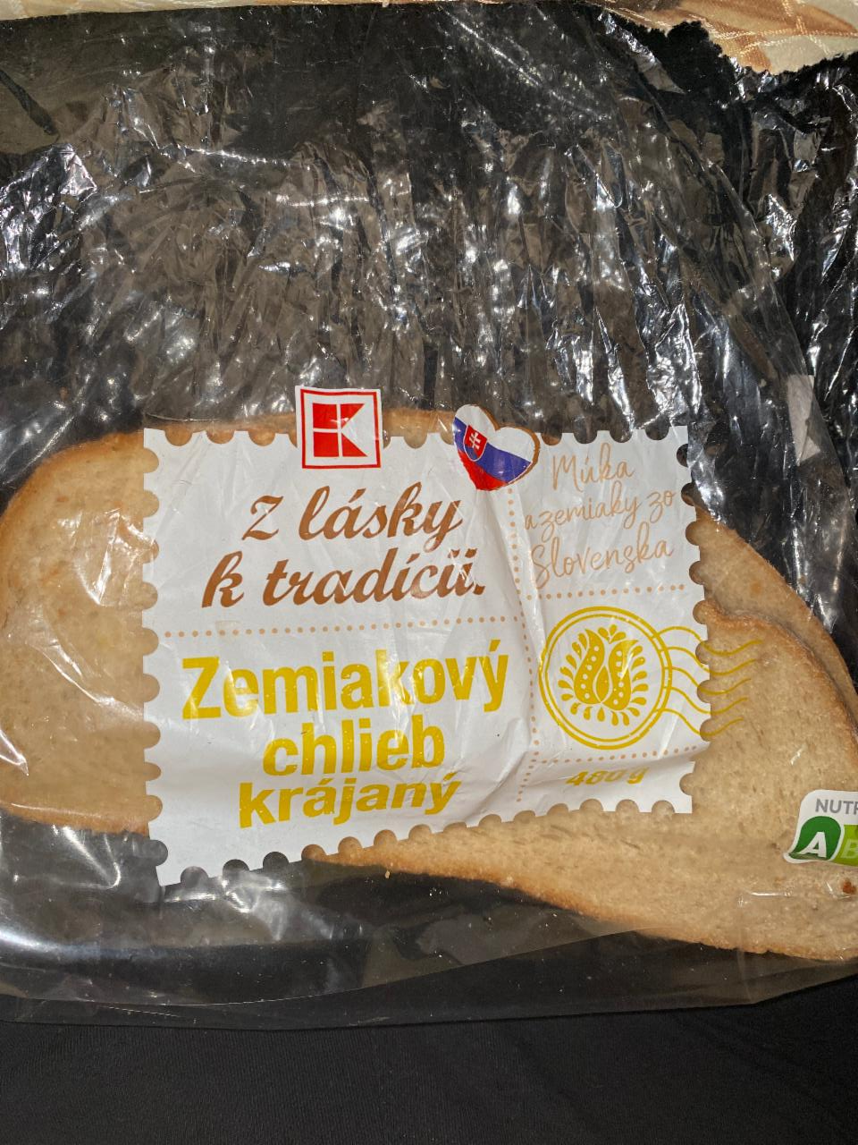 Fotografie - Zemiakový chlieb krájaný Kaufland