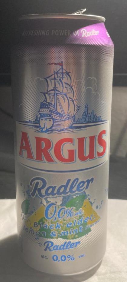 Fotografie - Argus Radler Black elder lemon & mint