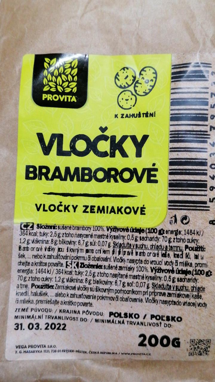 Fotografie - Vločky zemiakové Provita