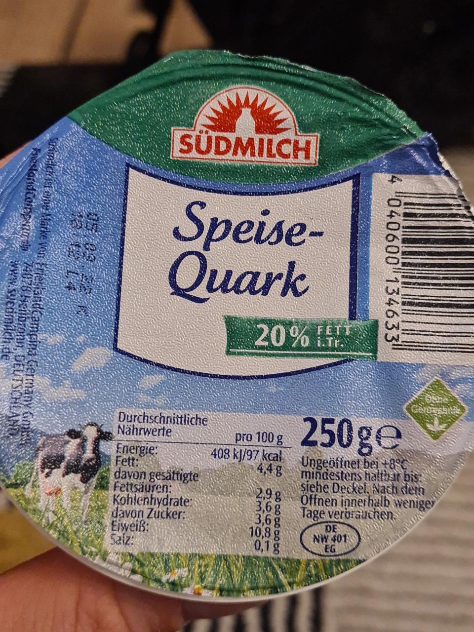 Fotografie - Speise Quark Südmilch