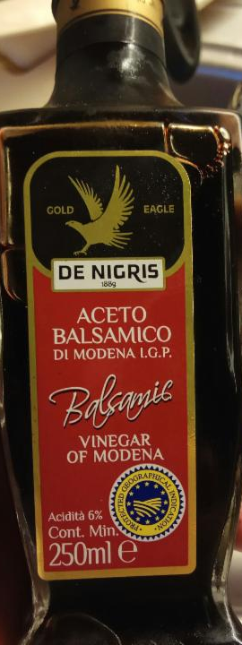 Fotografie - Aceto Balsamico di Modena I.G.P. De Nigris Gold Eagle