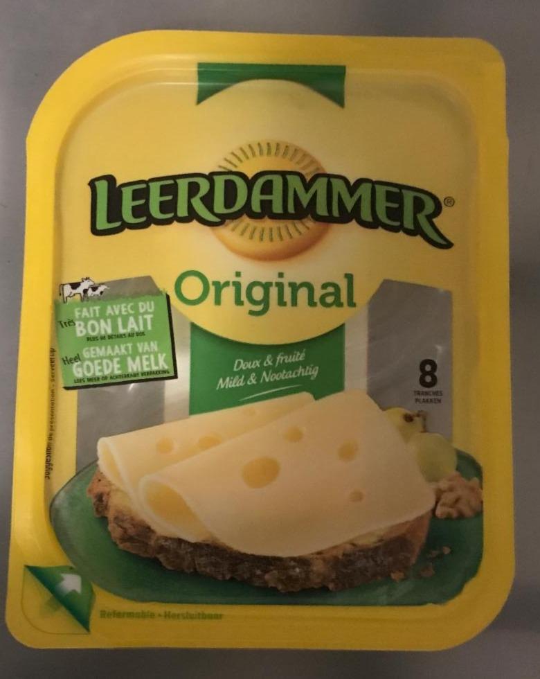 Leerdammer syr Original - kalórie, kJ a nutričné hodnoty ...