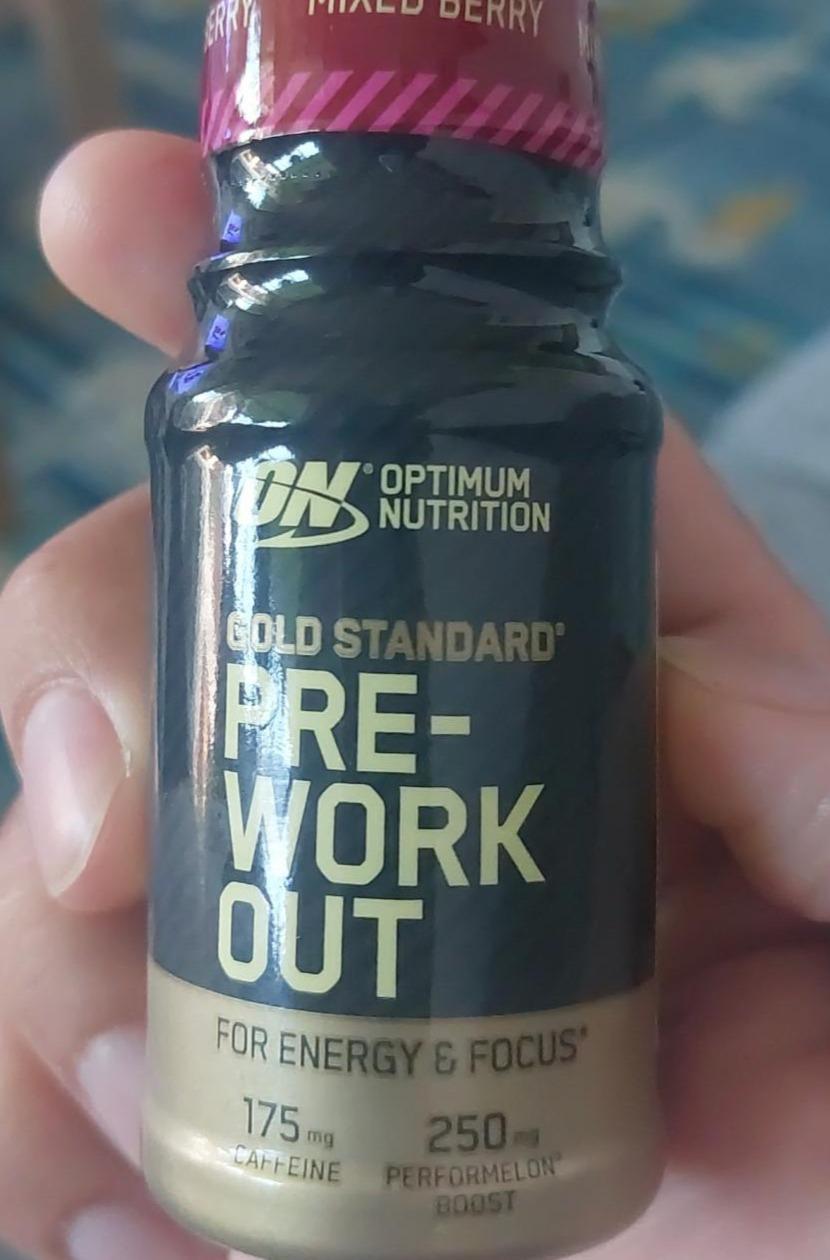 Fotografie - Pre-Workout Gold Standard Mixed Berry Optimum Nutrition