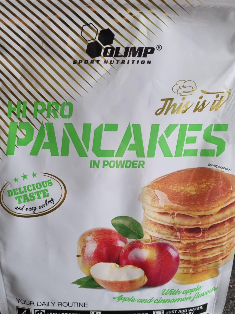 Fotografie - Hi Pro Pancakes in powder Apple and cinnamon