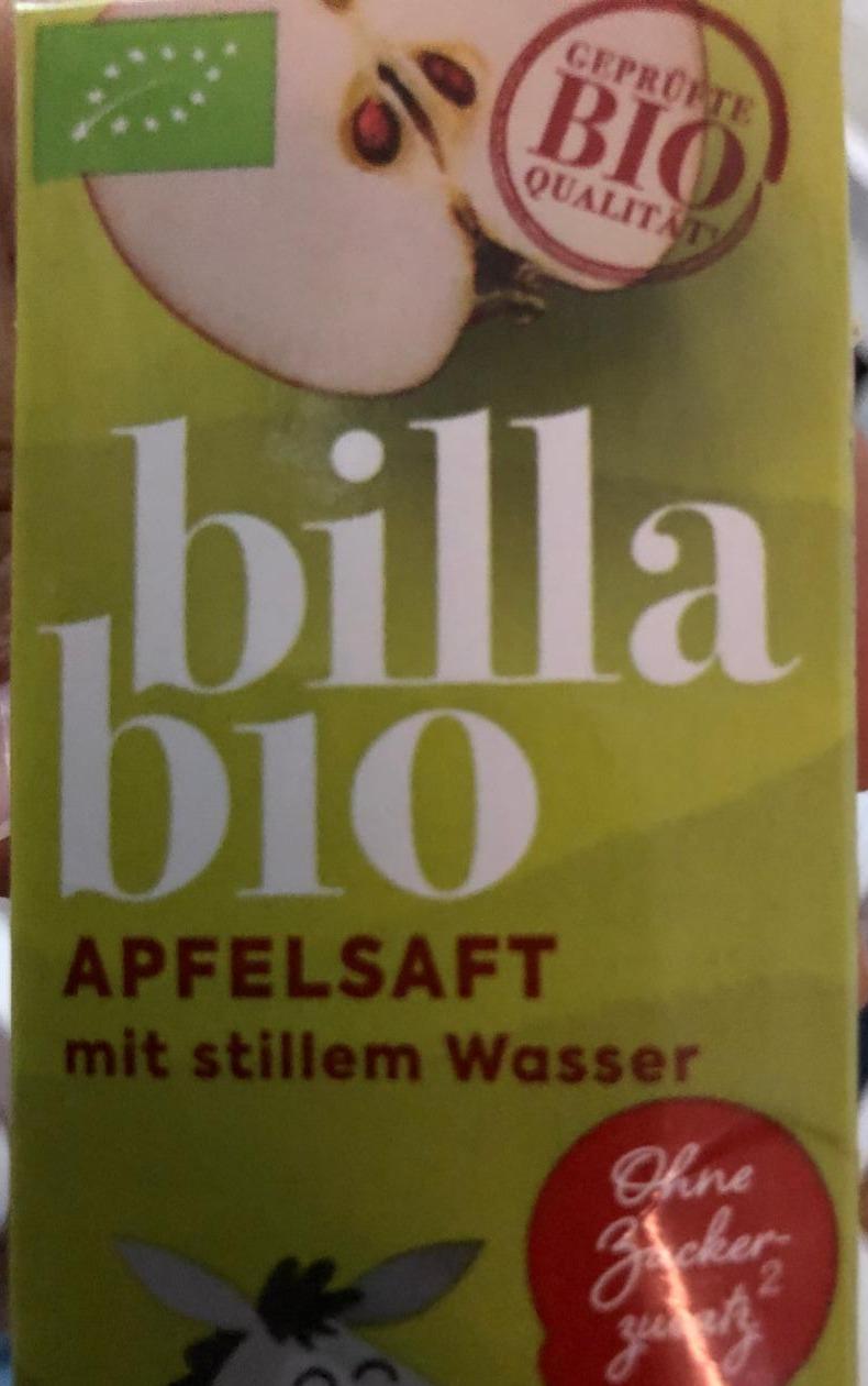 Fotografie - Apfelsaft mit stillem Wasser Billa bio