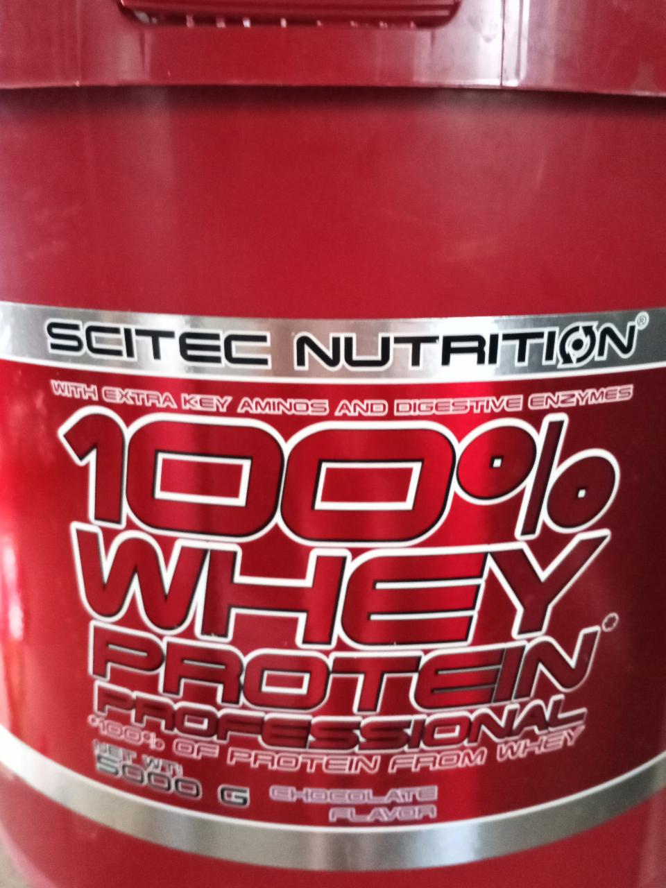 Fotografie - 100% whey protein professional chocolate flavor Scitec Nutrition