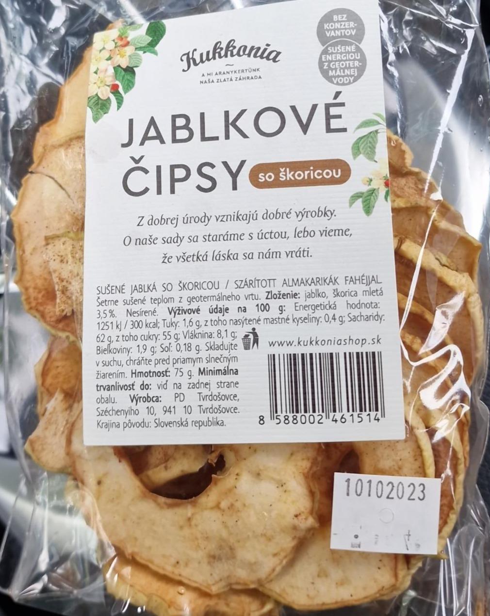 Fotografie - Jablkové čipsy so škoricou Kukkonia