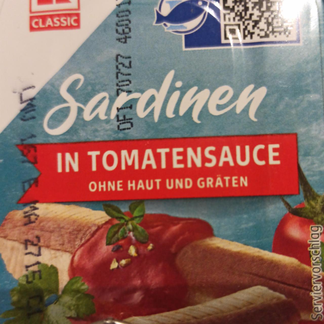 Fotografie - Sardinen in Tomatensauce K-Classic