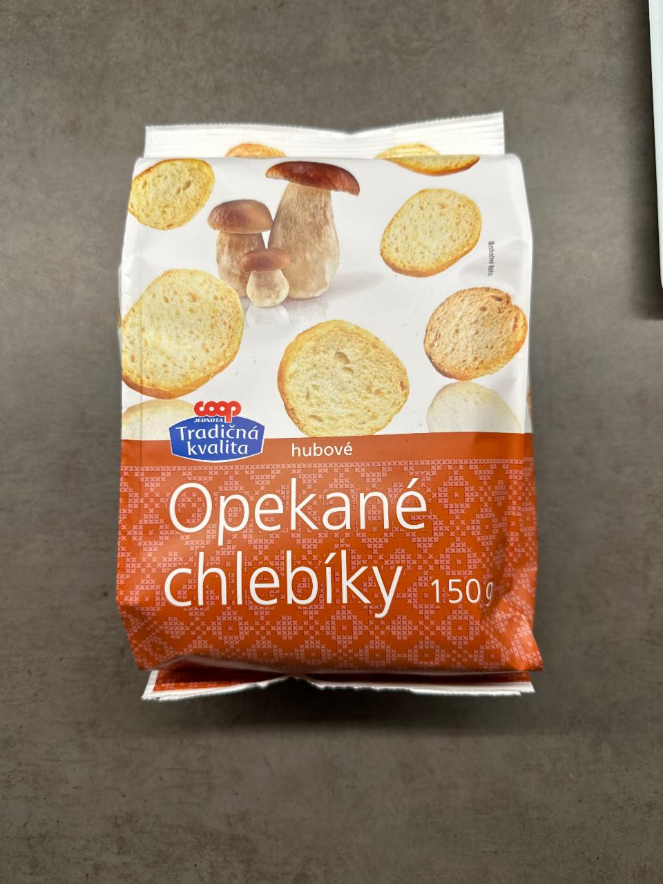 Fotografie - Opekane chlebiky hubove Coop jednota