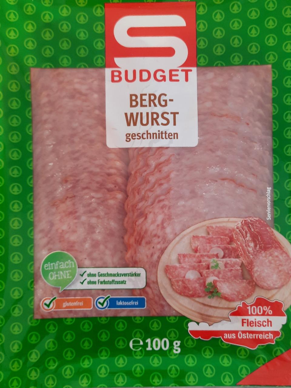 Fotografie - Bergwurst geschnitten S Budget