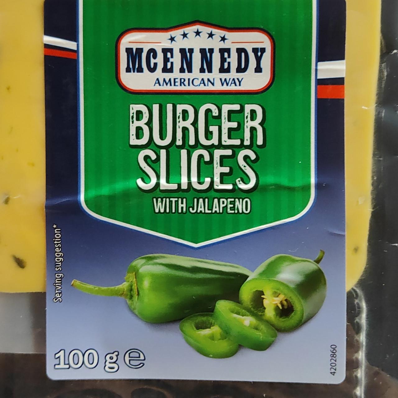 Fotografie - Burger Slices with Jalapeno McEnnedy