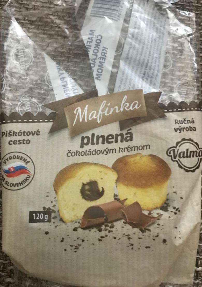 Fotografie - Mafinka plnená čokoládovým krémom Valma