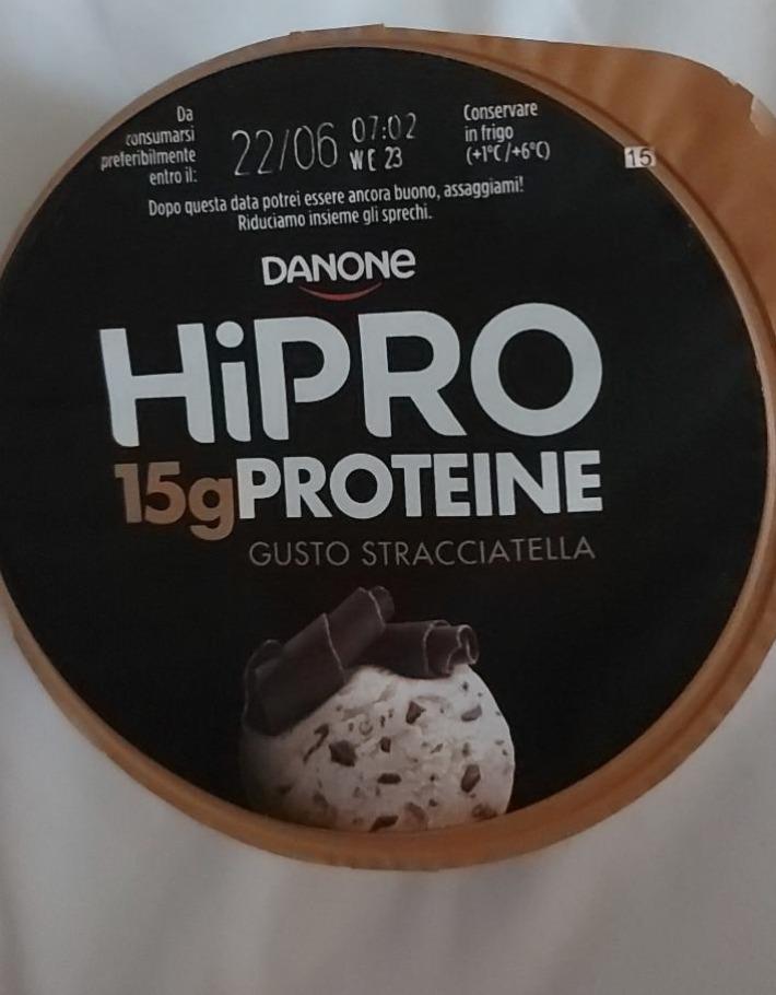 Fotografie - HiPRO 15g Proteine Stracciatella Danone