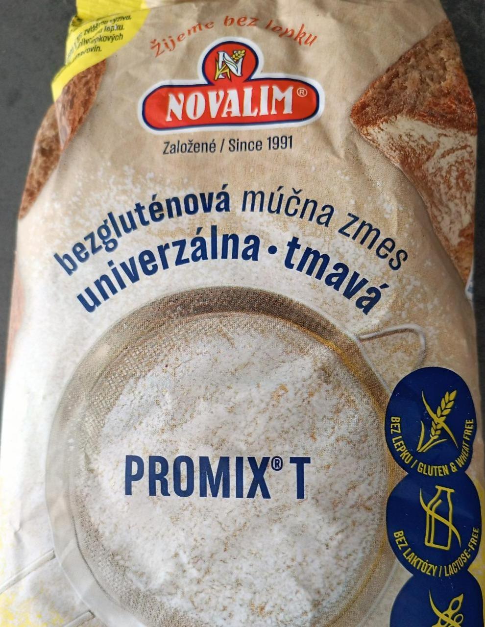 Fotografie - Novalim Promix T univerzálna bezgluténová múka tmavá