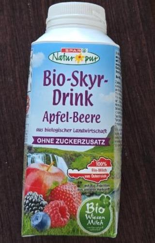 Fotografie - Bio-Skyr-Drink Apfel-Beere Spar Natur pur