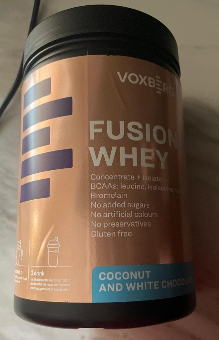 Fotografie - Fusion Whey Coconut and White Chocolate Voxberg