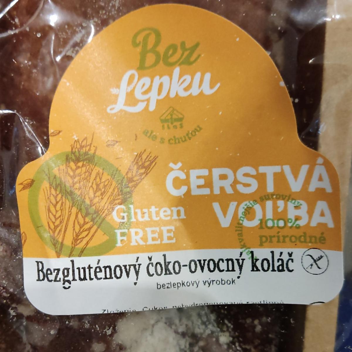 Fotografie - Bezgluténový čoko-ovocný koláč Bez Lepku