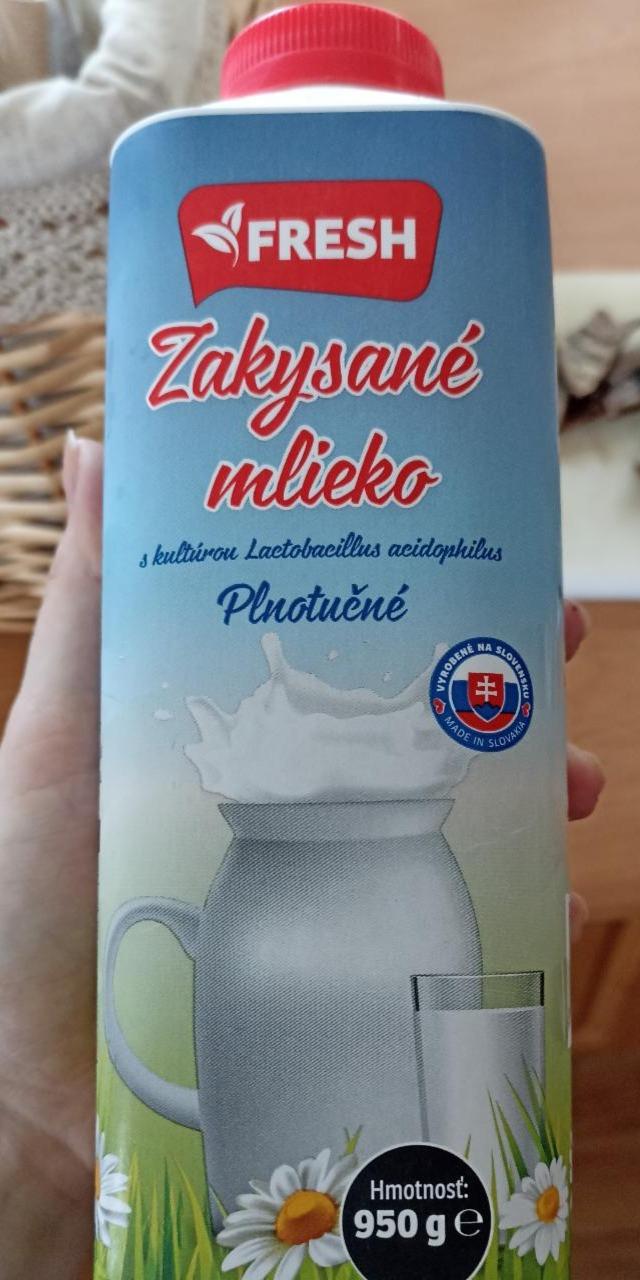 Fotografie - Zakysané mlieko Plnotučné Fresh