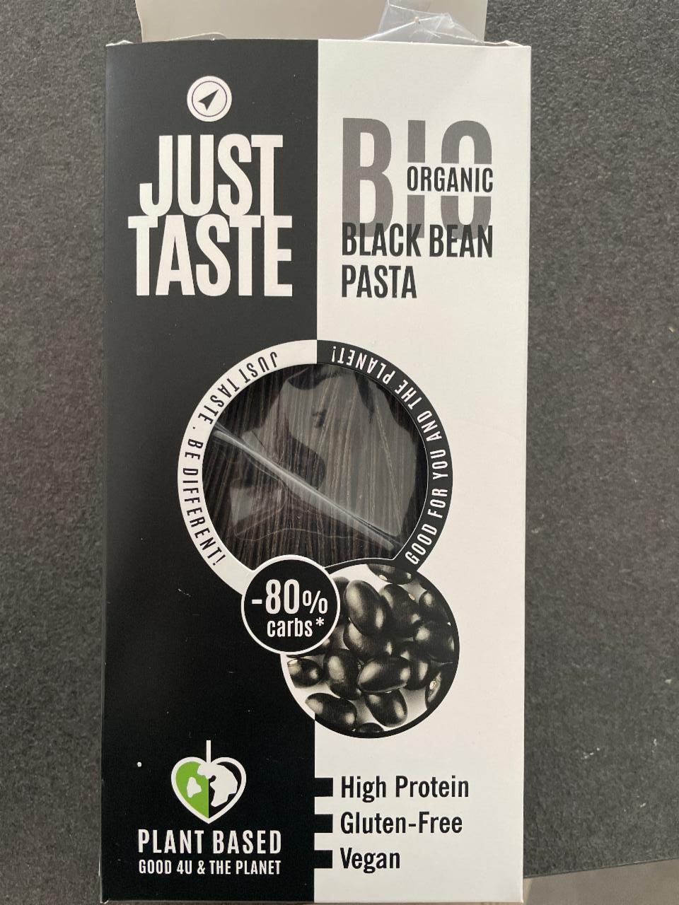 Fotografie - Black Bean Pasta Bio Organic Just Taste
