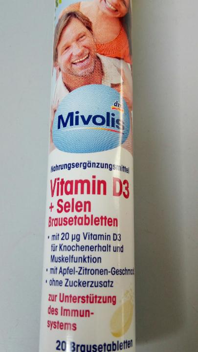 Fotografie - Vitamín D3+selén Mivolis dm