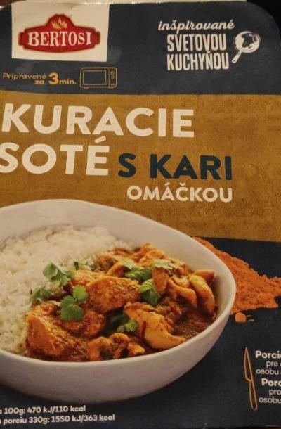 Fotografie - Kuracie soté s kari omáčkou Bertosi