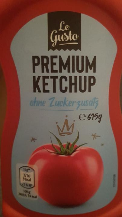 Fotografie - Premium Ketchup ohne Zuckerzusatz Le Gusto
