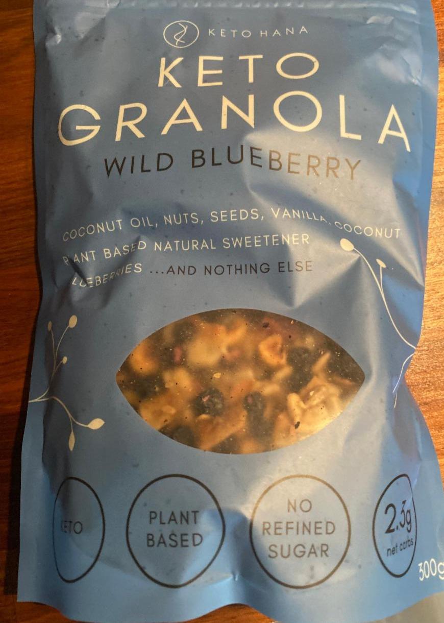 Fotografie - Keto Granola Wild Blueberry Keto Hana