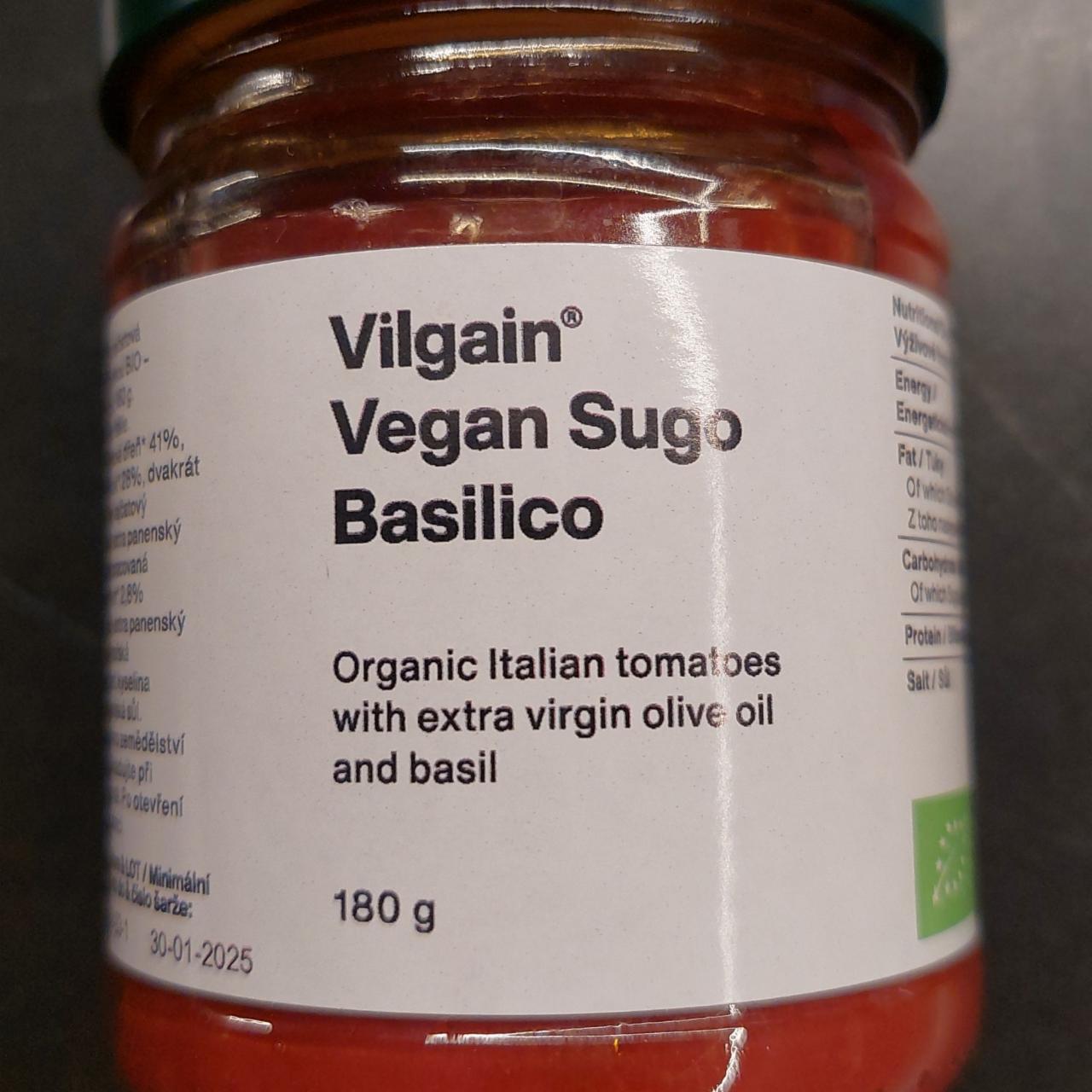 Fotografie - Vegan Sugo Basilico Vilgain