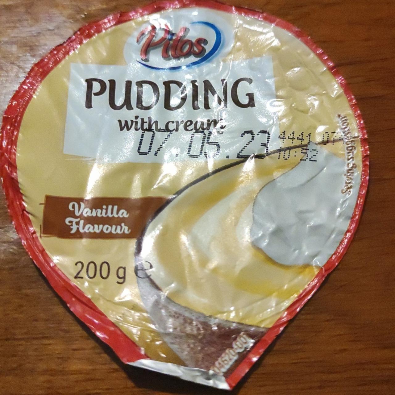 Fotografie - Pudding with cream Vanilla Flavour Pilos