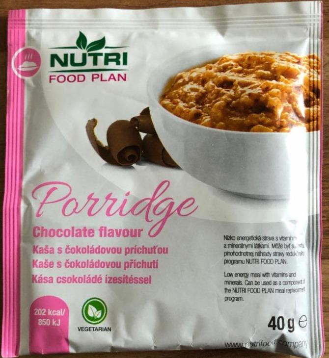 Fotografie - nutrifood kaša s čokoládovou príchúťou