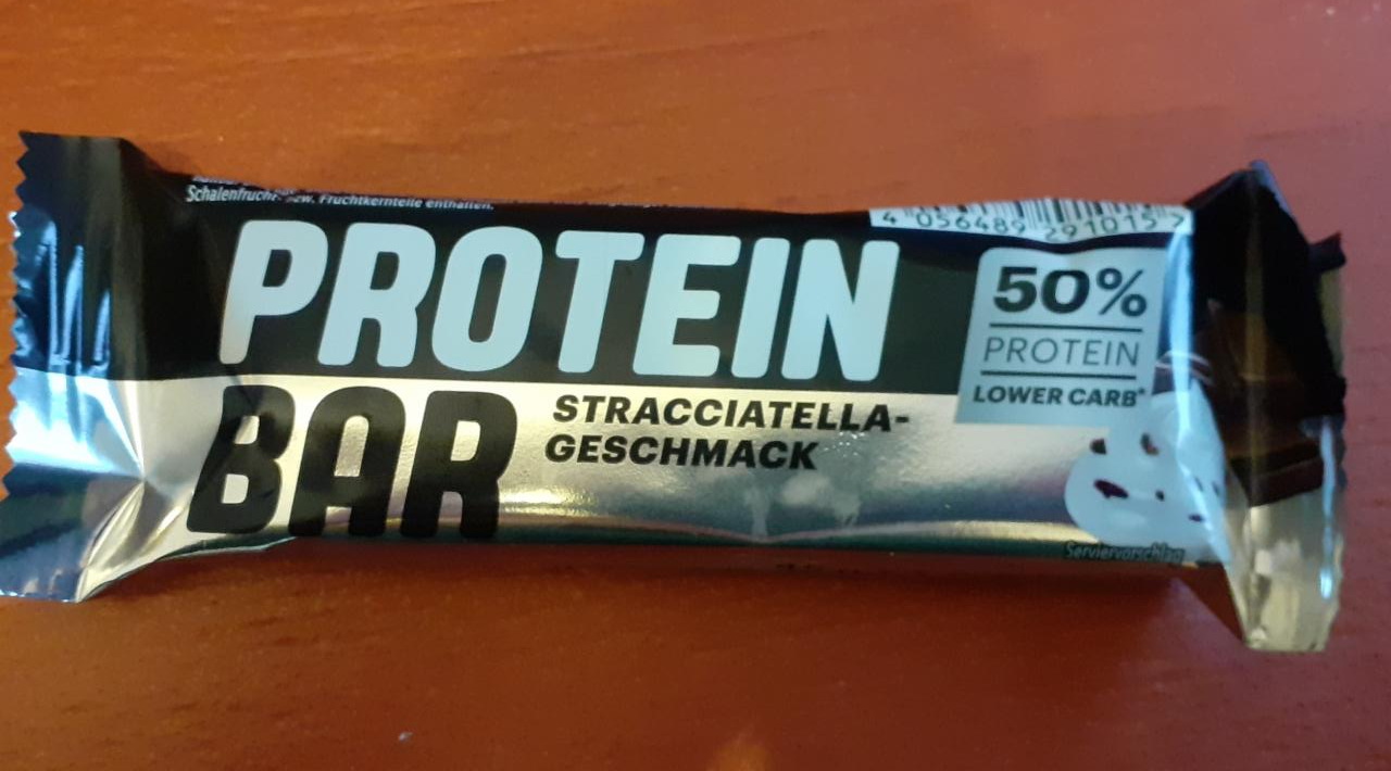 Fotografie - Protein Bar Stracciatella-Geschmack 50% protein Lidl