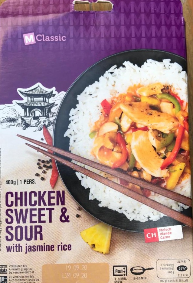 Fotografie - Chicken sweet & sour with jasmine rice