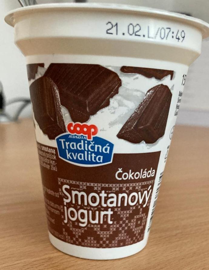 Fotografie - Smotanový jogurt čokoláda Coop Jednota