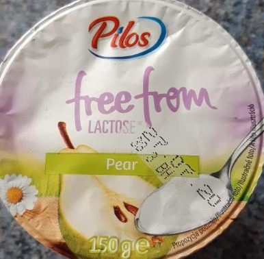 Fotografie - Free from lactose pear jogurt Pilos