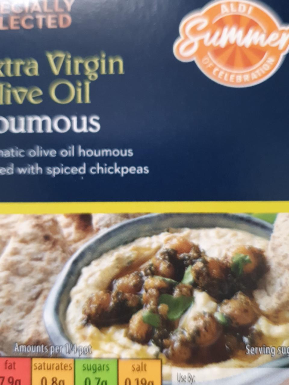 Fotografie - extra virgin olive oil houmous aldi