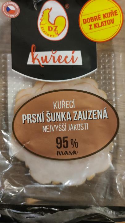 Fotografie - Kuřecí prsní šunka zauzená 95% masa DZ klatovy