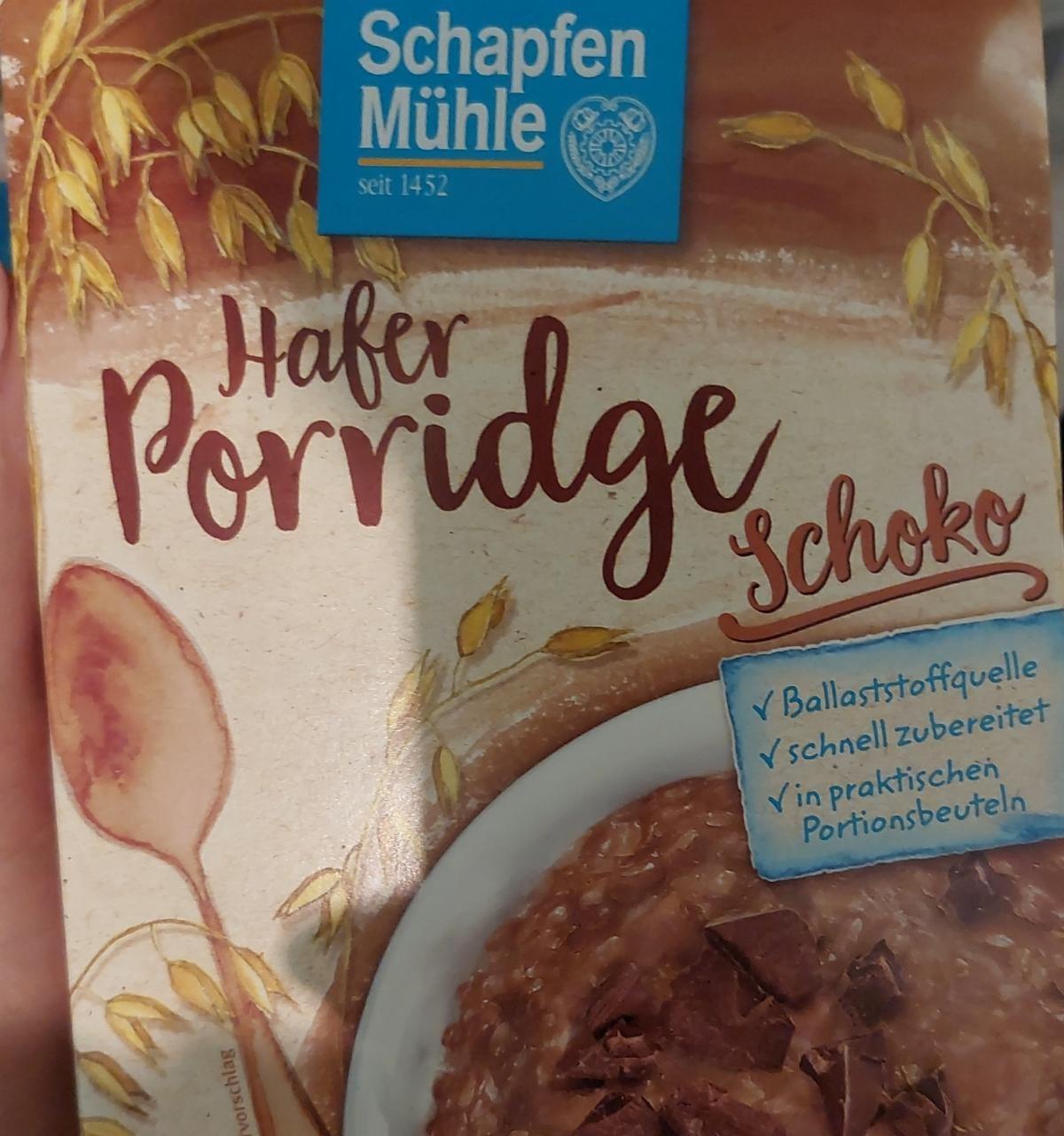 Fotografie - Hafer Porridge Schoko Schapfen Mühle