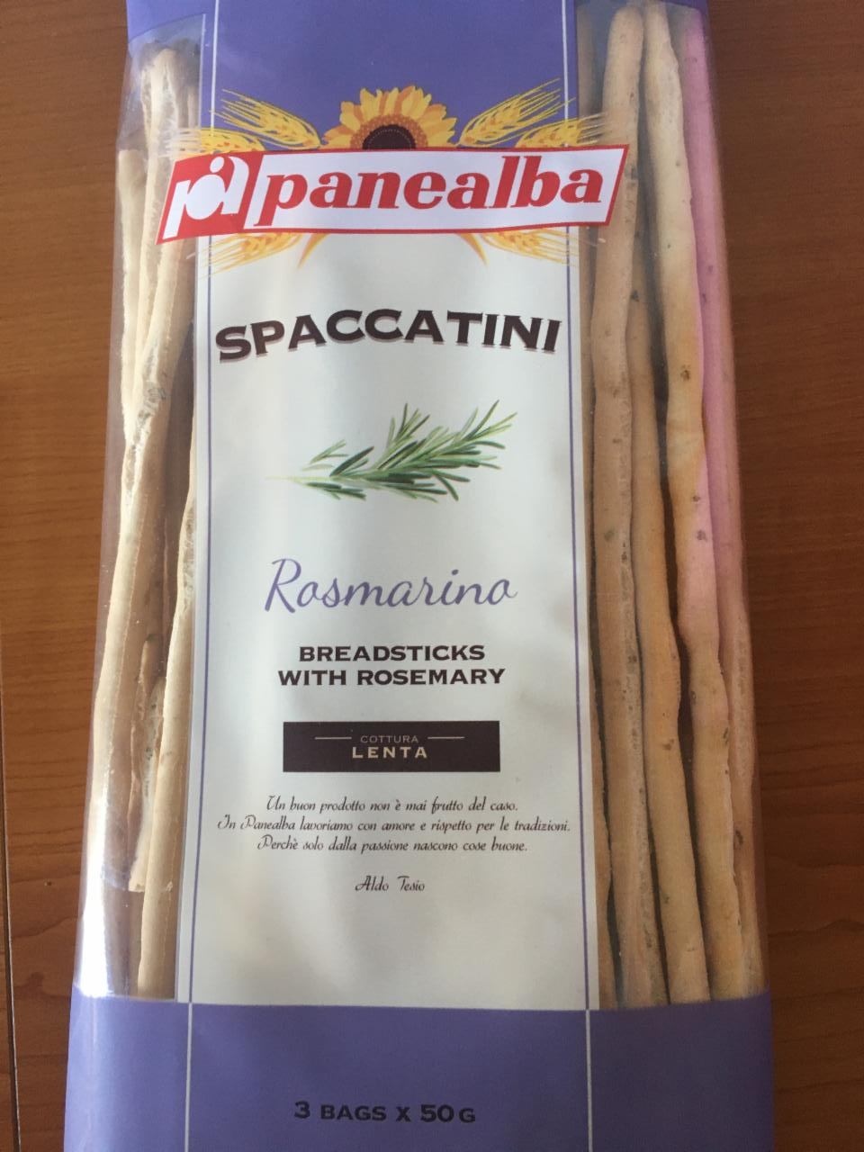 Fotografie - Spaccatini Rosmarino breadsticks Panealba