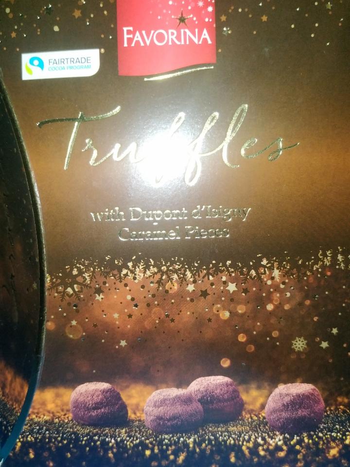 Fotografie - Favorina Truffles with Caramel Pieces