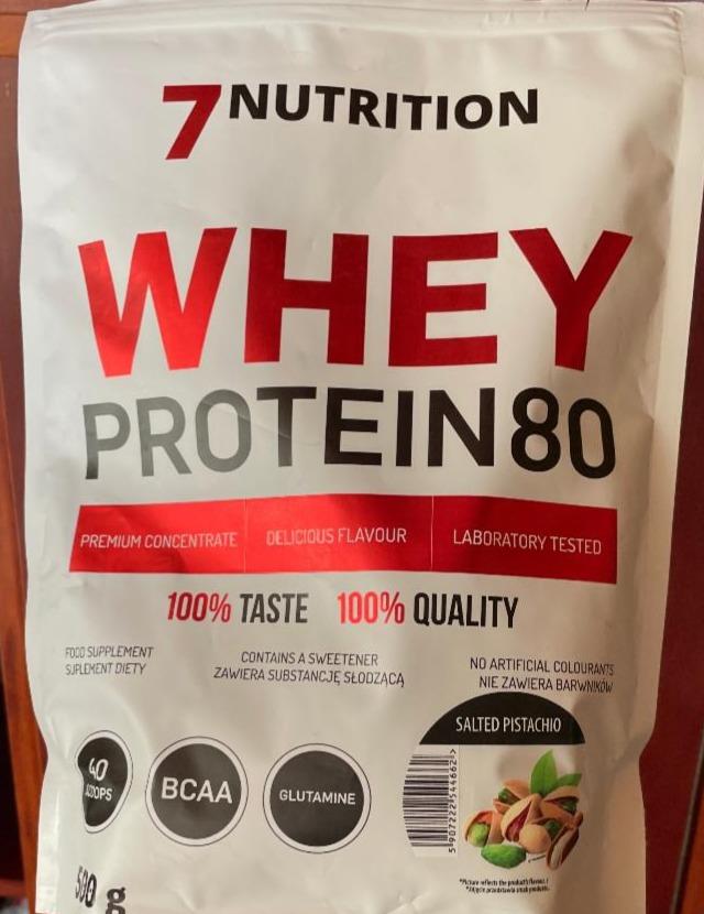 Fotografie - Whey protein 80 salted pistachio