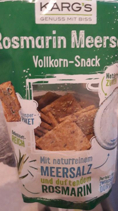 Fotografie - Rosmarin Meersalz Vollkorn-Snack