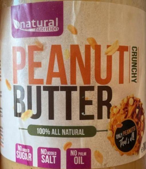 Fotografie - Peanut butter crunchy Natural Nutrition