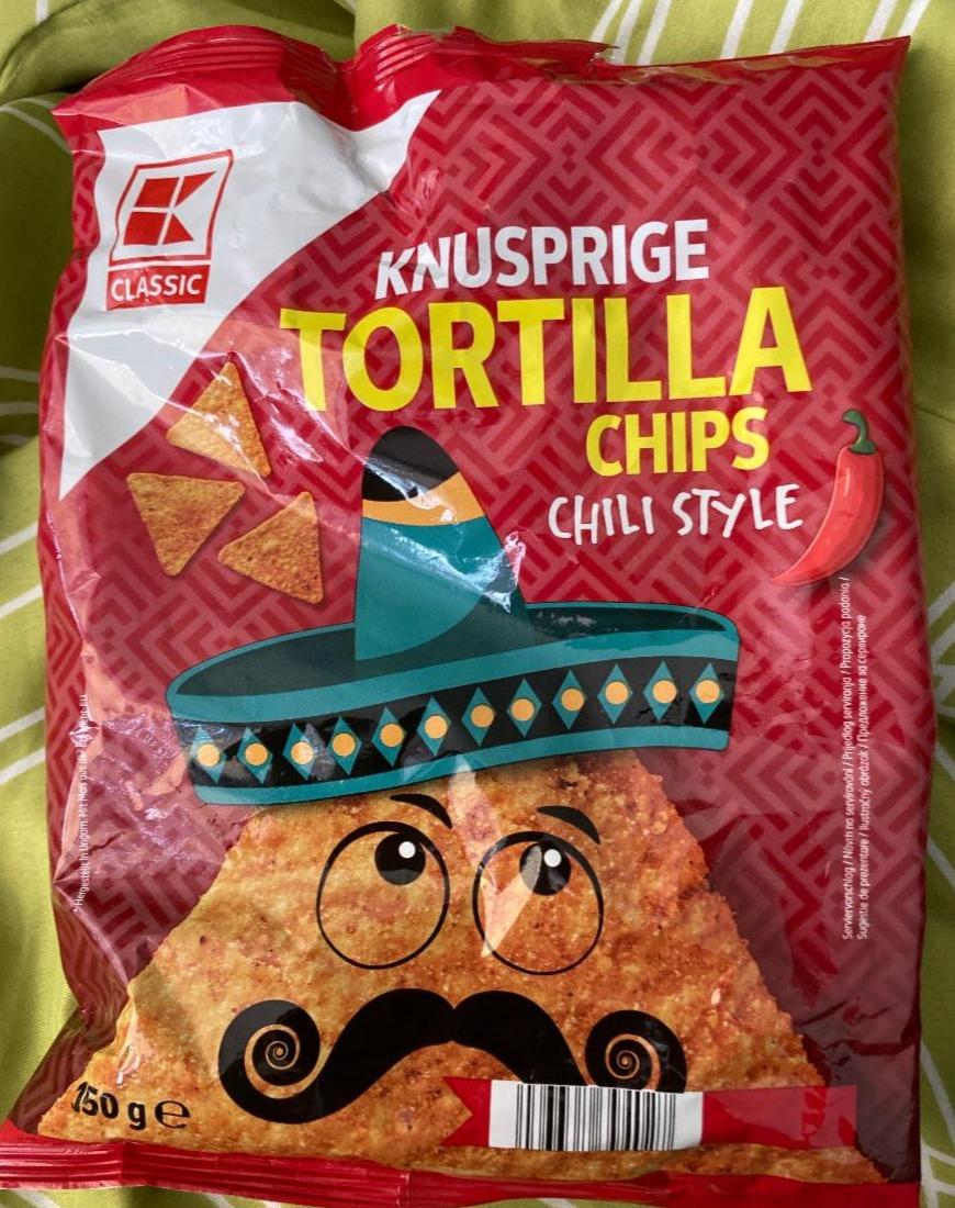 Fotografie - Knusprige Tortilla Chips Chili Style K-Classic